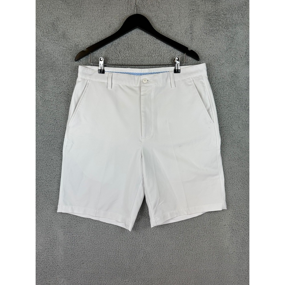 FOOTJOY Shorts Men's 35x10 White Golf Performance Stretch FJ Chino‎ Shorts Mens